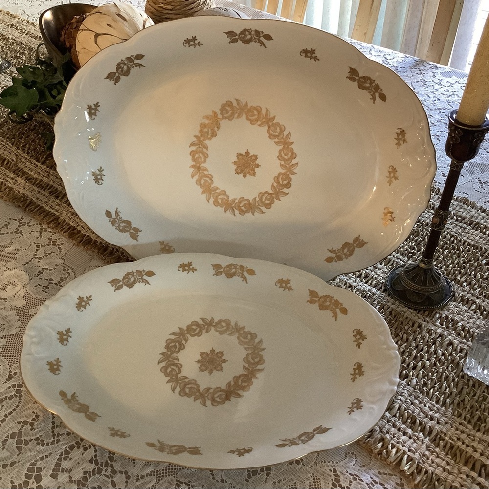 2 Matching Wawel serving platters